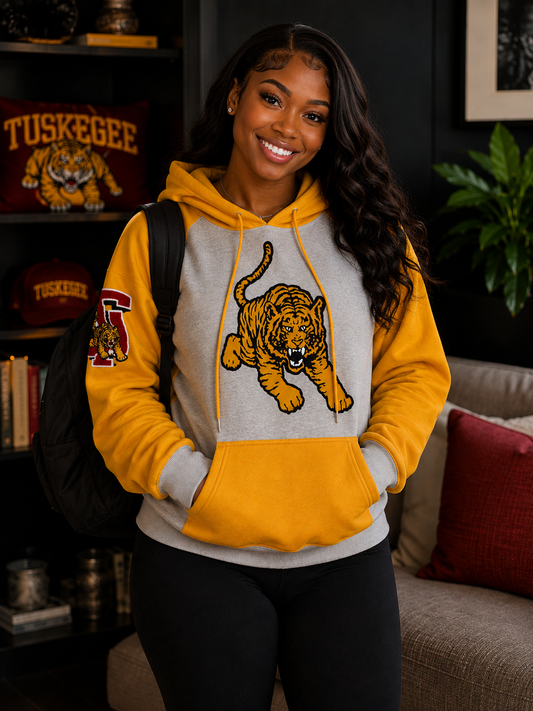 Tuskegee Back Color-Block Hoodie